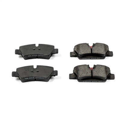 2X Powerstop Brake Pad Sets Rear for Mini Cooper (2014–2022) 16-1800, EHT1800H