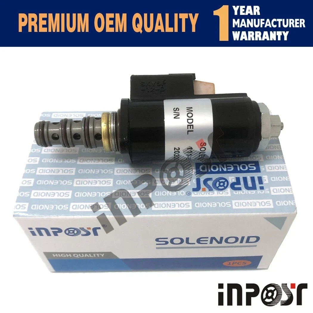 12V Solenoid Valve 111-9916 for Caterpillar CAT Excavator 320 (1990–2005)