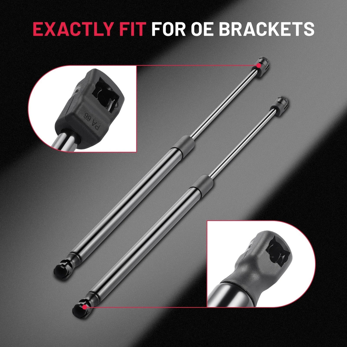 2X Tailgate Lift Supports for Nissan Murano (2003–2007) 6122
