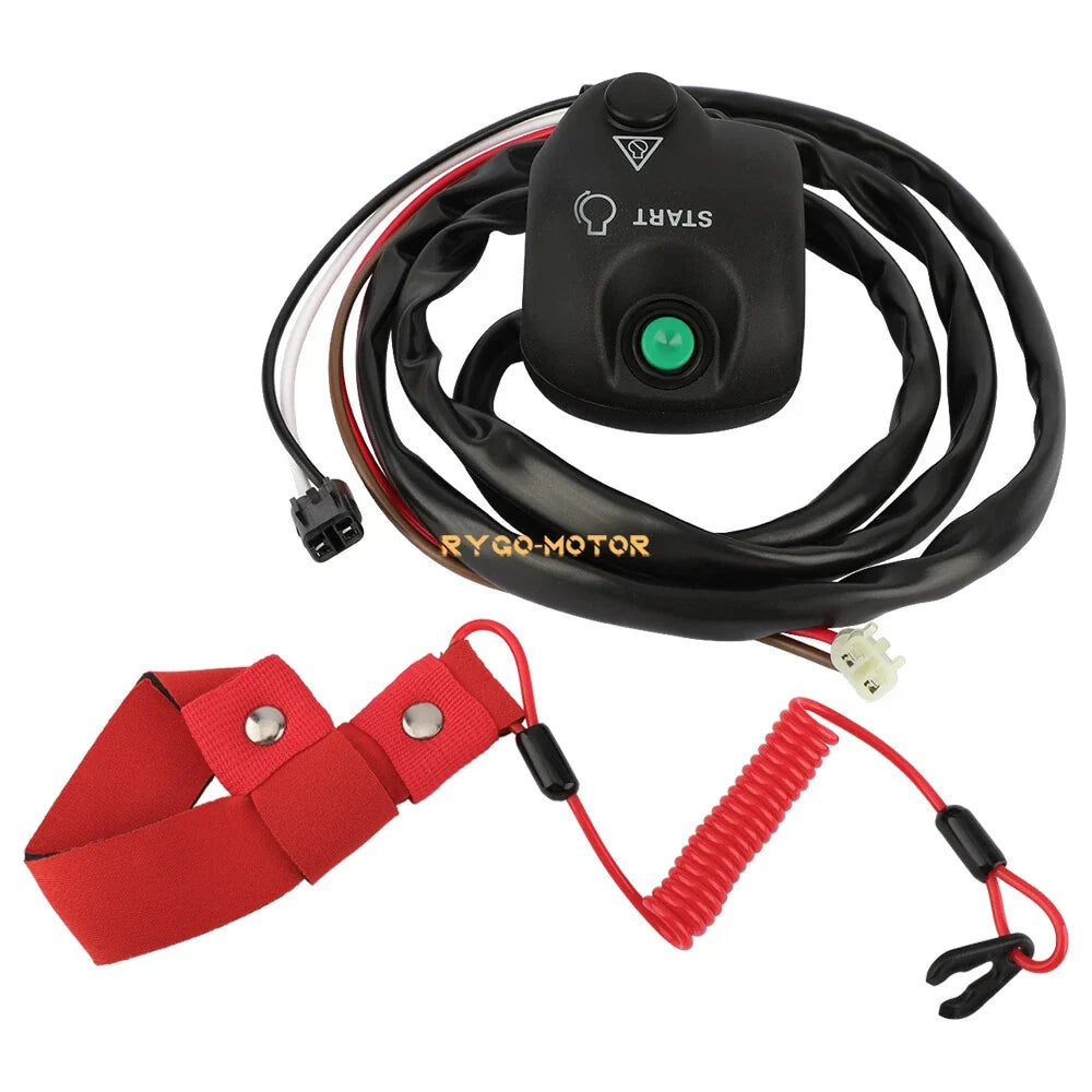 Handlebar Start Stop Kill Switch & Lan for Yamaha WaveRunner (XL760–XL1200)
