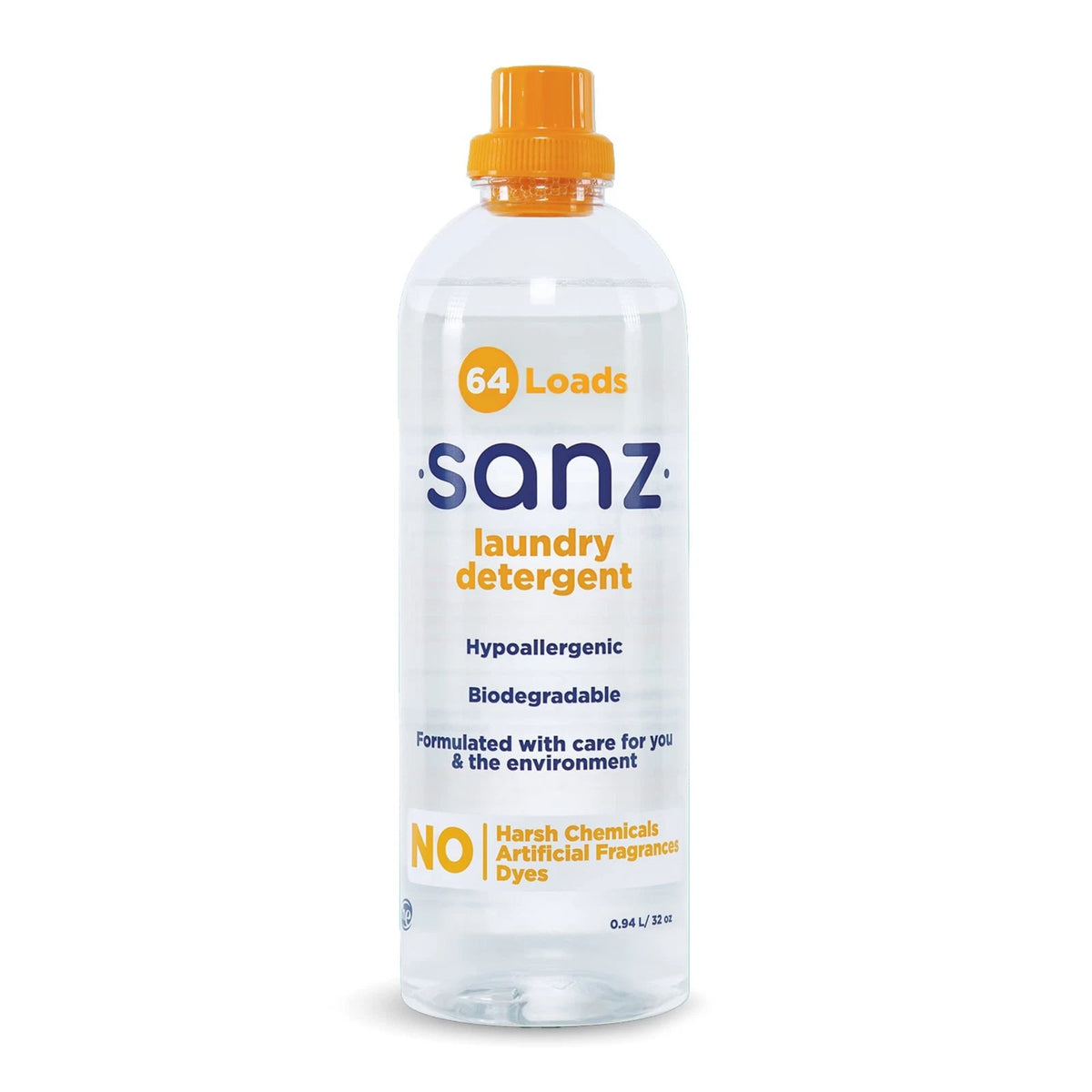 Laundry Detergent 32 Fl Oz for Hypoallergenic Cleaning (Pack of 1)