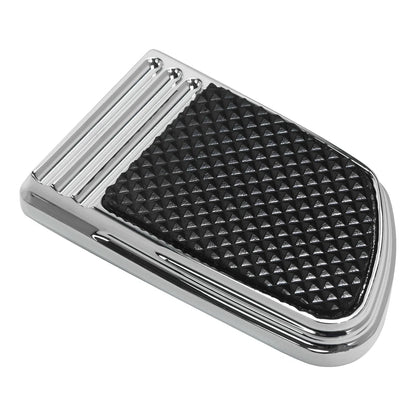 Chrome Brake Pedal Pad for Harley Dyna (1993–2017), Softail (1984–2017), Sportster XL (2014–2022)