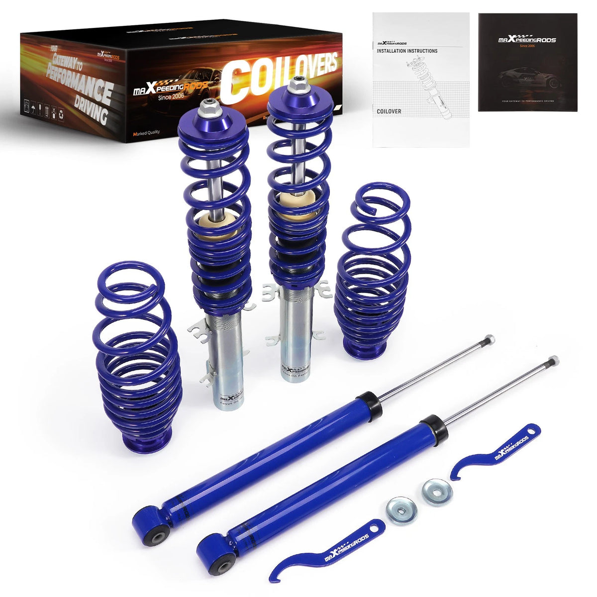 Adjustable Coilover Shocks Springs Kit for VW Golf MK4 (1998–2007) 1M7CWF