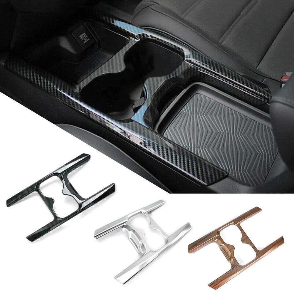 Carbon Fiber Water Cup Holder Cover Trim for Honda CR-V (2017–2019)