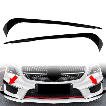 Front Air Vent Spoiler for Benz CLA Class C117 (2013–2016) - Glossy Black
