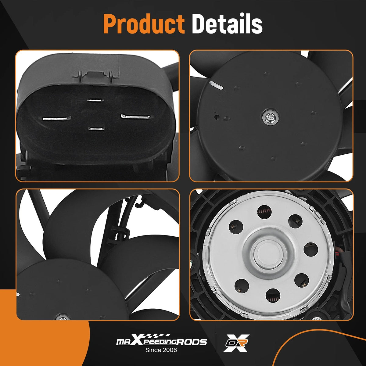Engine Cooling Fan Assembly for Buick Encore Chevrolet Trax (2014–2019) 621566, 5XAFUI