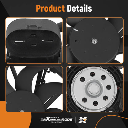 Engine Cooling Fan Assembly for Buick Encore Chevrolet Trax (2014–2019) 621566, 5XAFUI