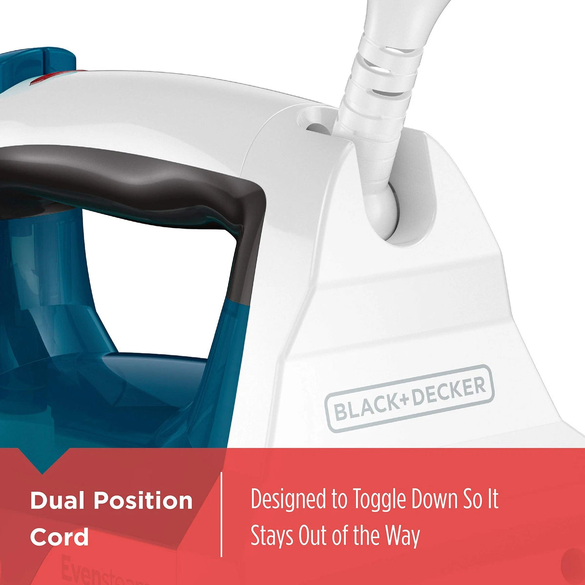Compact Steam Iron for BLACK+DECKER IR06V (Dual Position)