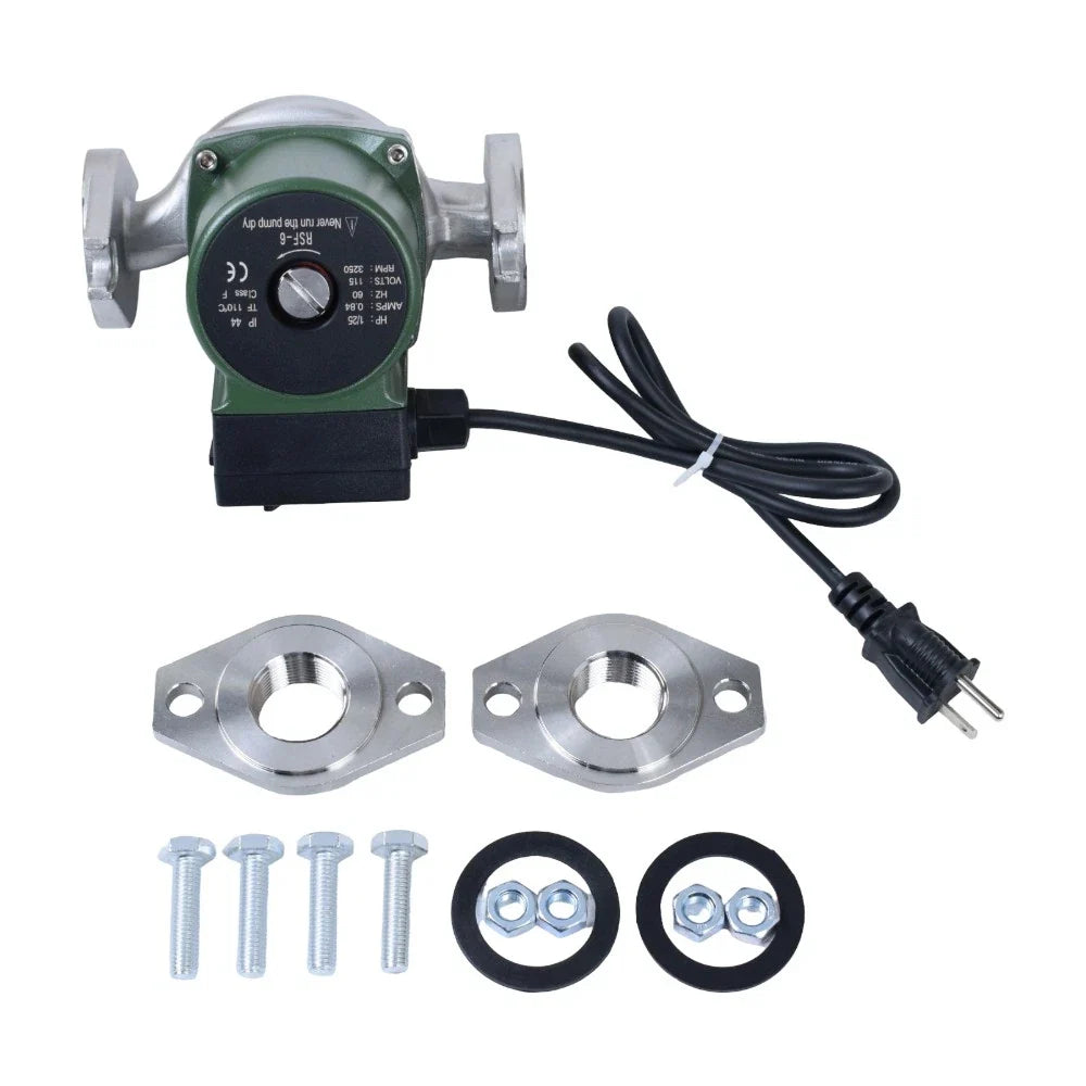 Water Circulator Pump 008-SF6 for Taco (115V 1/25 HP 60HZ 0.84A 125 PSI)