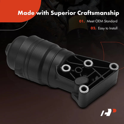 Engine Oil Filter Housing for Hyundai Genesis 2009–2016, Kia K900 2016–2017 (26300-3C701, 263003C701)