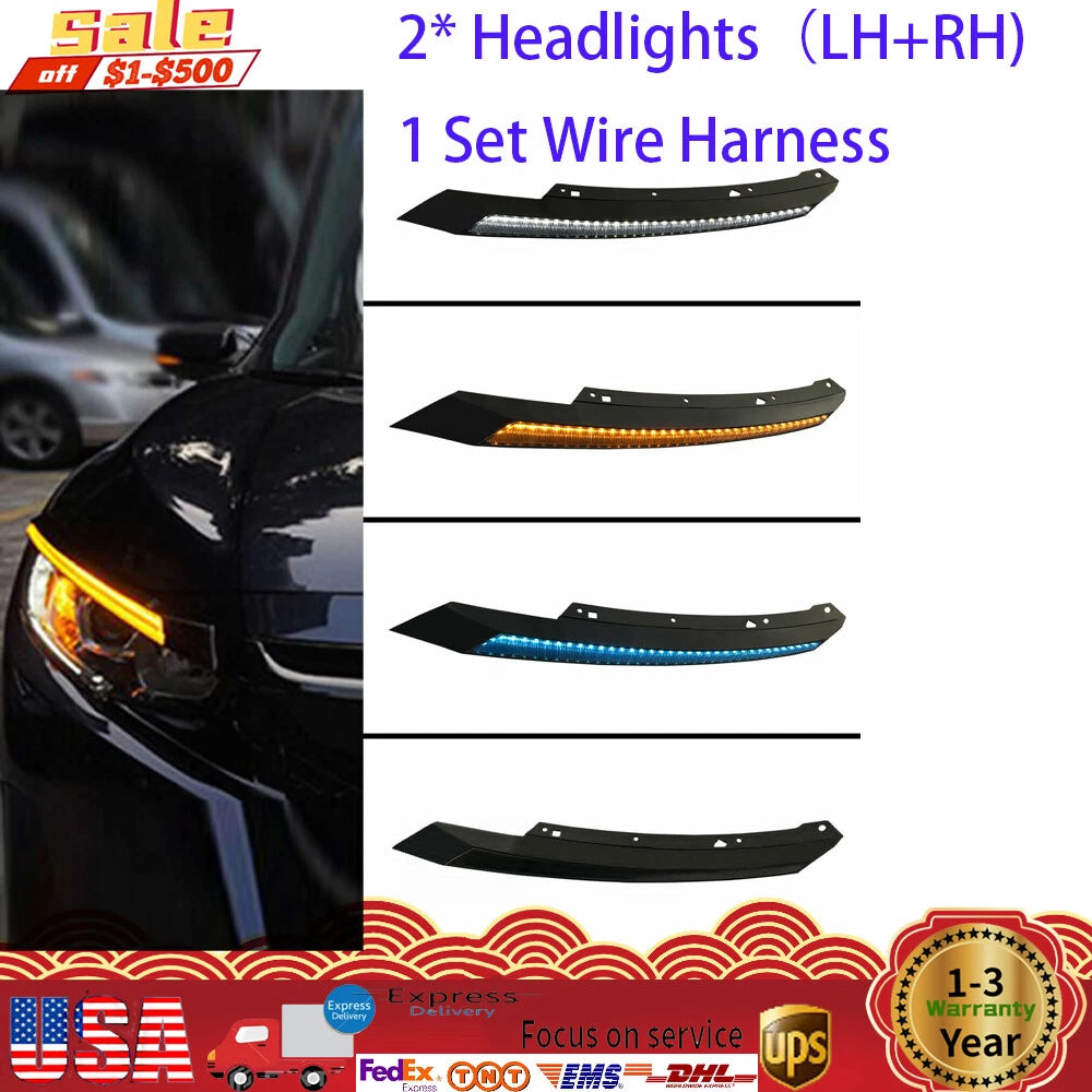 LED Daytime Running Light DRL for Honda Civic (2016–2021)