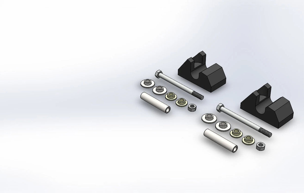 Slydog Powderhound Ski Hardware Kit for Ski Mounting (MKTACY001)