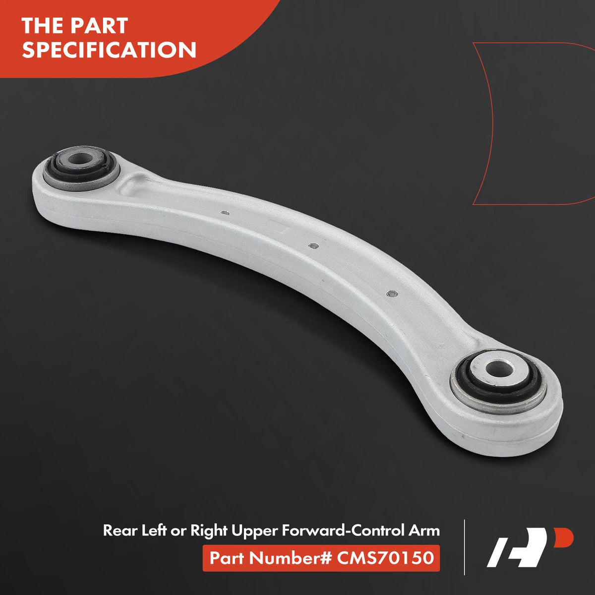 2X Rear Upper Forward Control Arm for Porsche Cayenne (2003–2010) - 7L0505323A, 95533104710, 521509