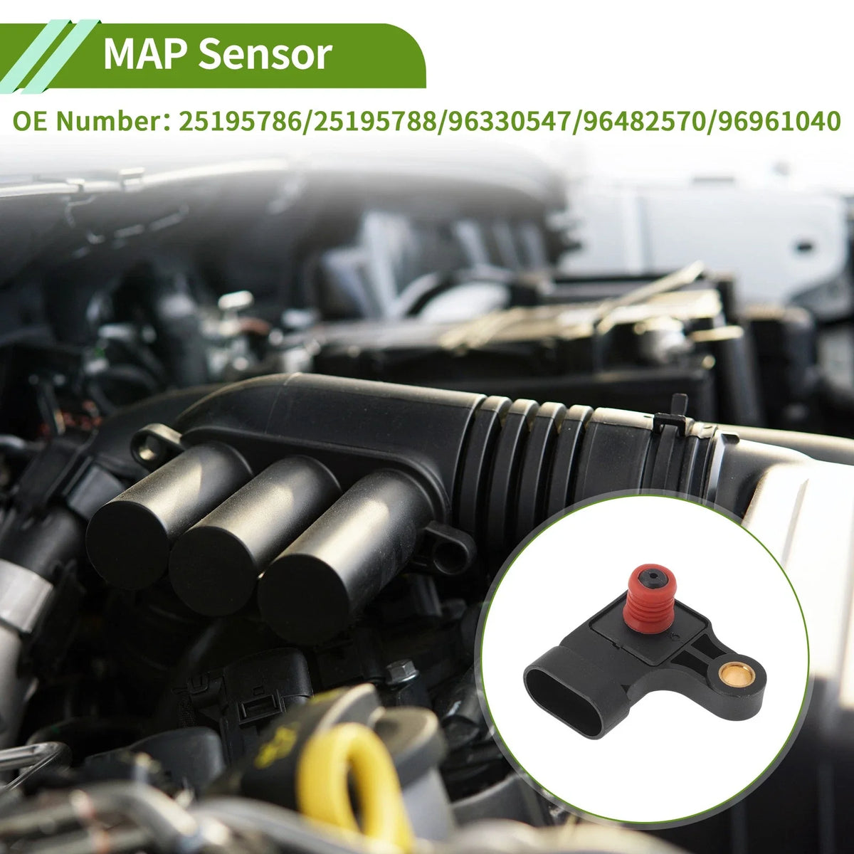 MAP Sensor No. 25195786 for Chevrolet Optra (2003–2007)