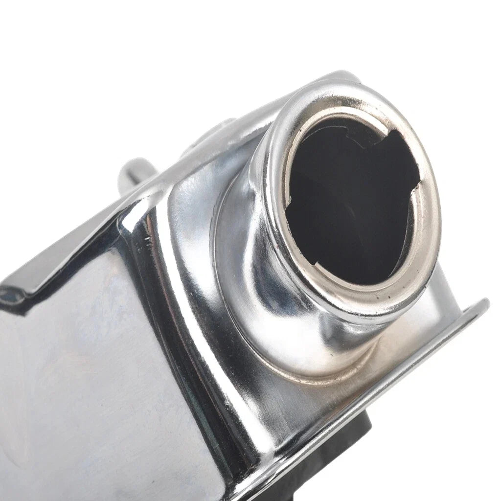 Chrome Power Steering Pump with 1 Groove Pulley for Chevy GM