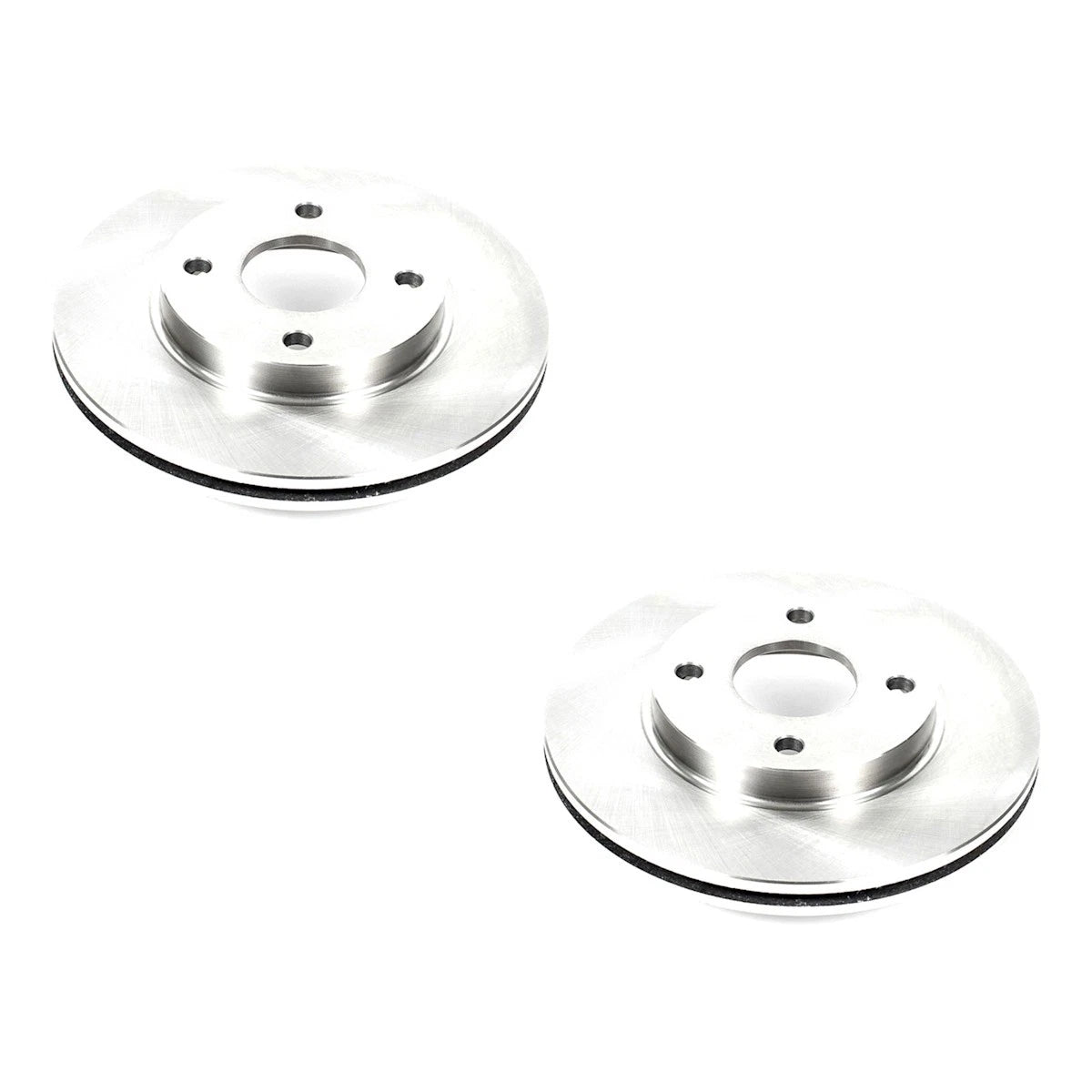 Set of 2 Powerstop Brake Discs for Ford Focus (2000–2004) SET-P15AR8161-2