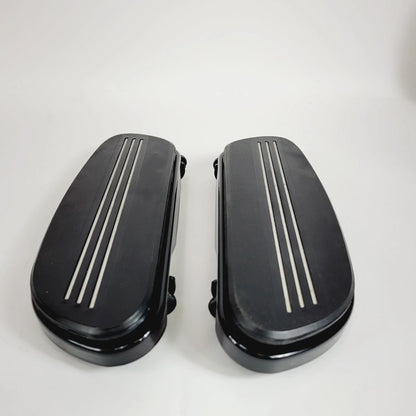 Black Streamliner Rider Footboards for Harley-Davidson Touring (1986–2024) 50501801