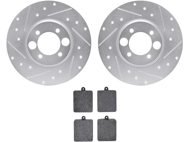 Brake Pad and Rotor Kit for Jaguar XKE (1965–1968) 47599NBVV