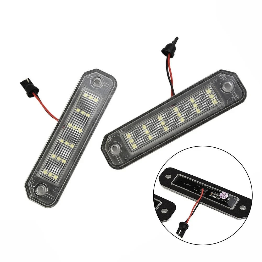 Set of 2 License Plate Lamps for Car 300LM (34100-S04-A01, 34100S04A01)