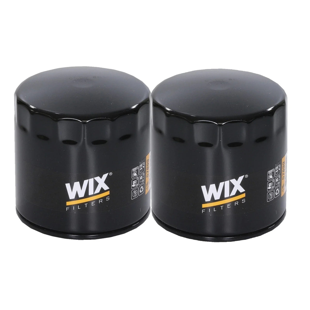 Wix 2X Engine Motor Oil Filters (Spin-On) for Chrysler Dodge Jeep Ram