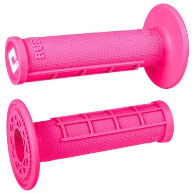 ODI H01RFP Pink MX Half Waffle Grips for 7/8" Bars