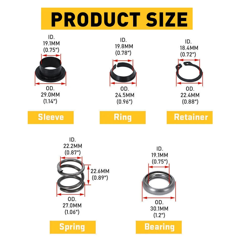 Steering Column Upper Bearing Kit for Ford F150/F250/F350/F450 (1992–2003)
