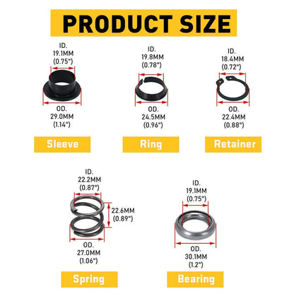 Steering Column Upper Bearing Kit for Ford F150/F250/F350/F450 (1992–2003)