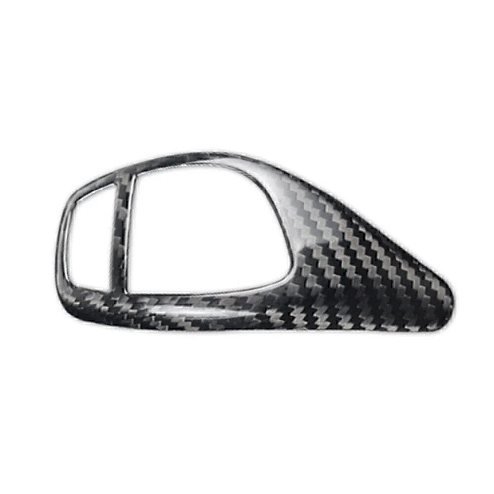 Carbon Fiber Gear Shift Knob Cover Trim for BMW 1 2 3 4 5 6 Series X3 X5 (2000–2023)