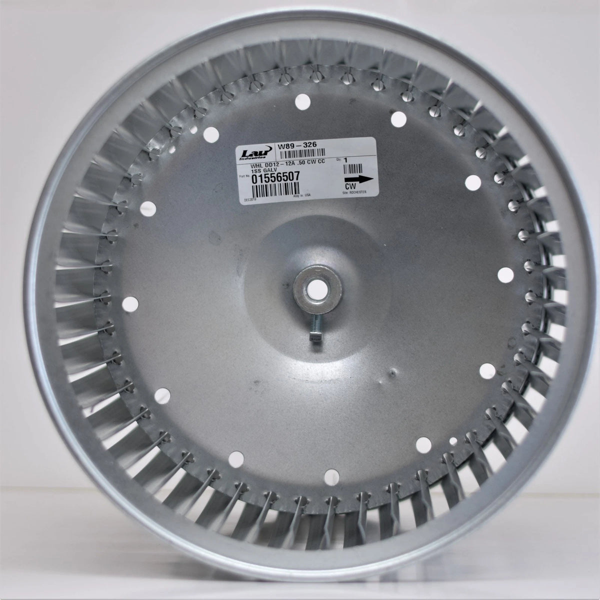 Blower Wheel for Lau DD12-12A (12-5/8" x 12-5/8" x 1/2" CW)