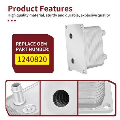 Oil to Water Cooler 1240820 for Polaris RZR S 1000 (2014–2020)