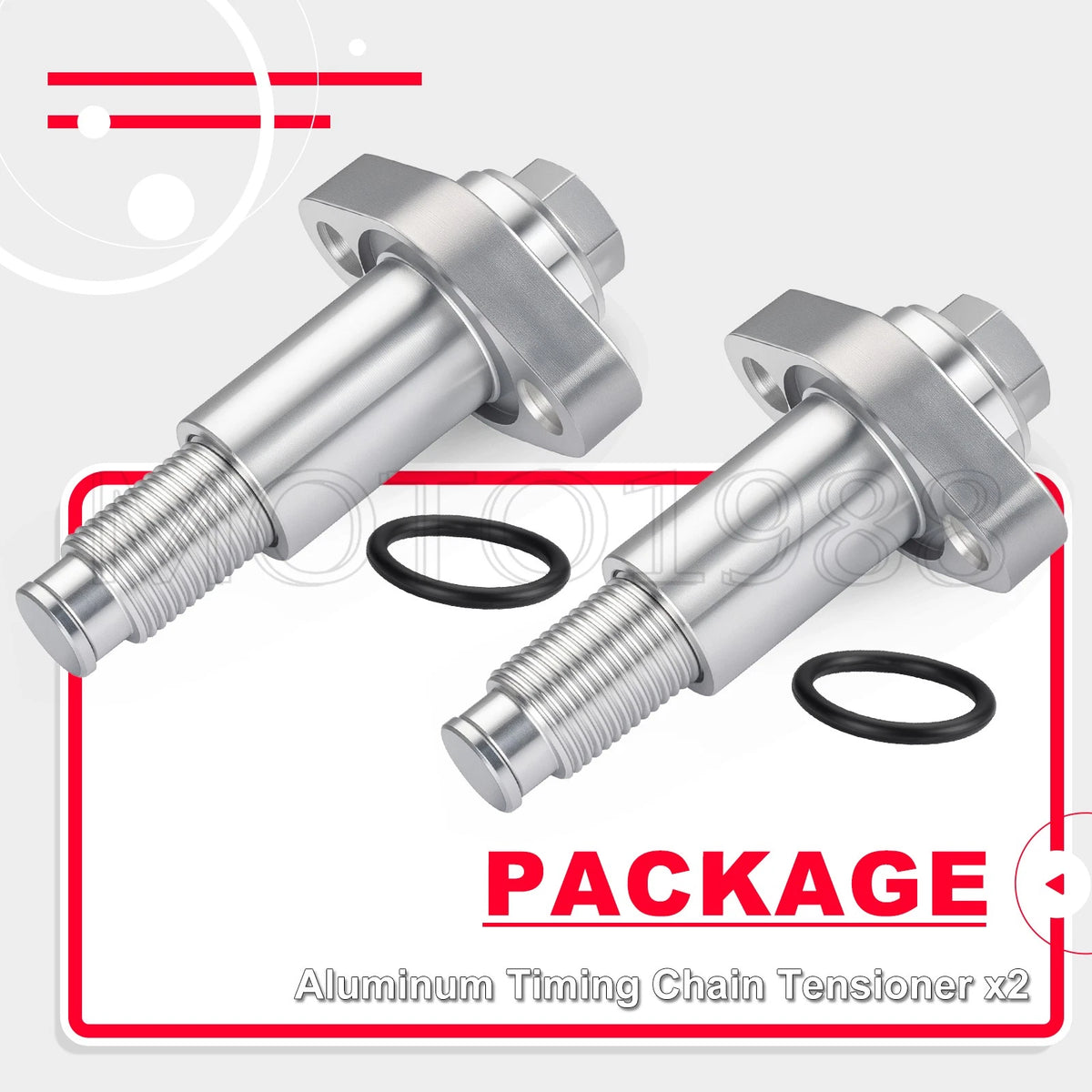 2 Aluminum Timing Chain Tensioners for Can-Am Maverick 1000 (2013–2024) 420236510, 711236510