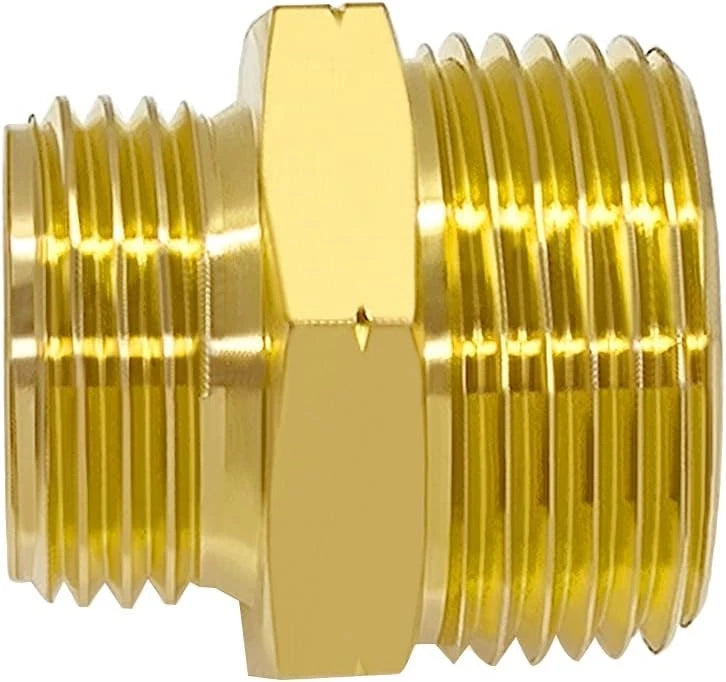 3/4" GHT Male to 1" NPT Hose Adapter for Garden Use
