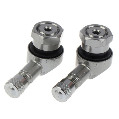 4X 11.3mm Tire Wheel Stem Valve for Motorcycle (90 Degree Angled)