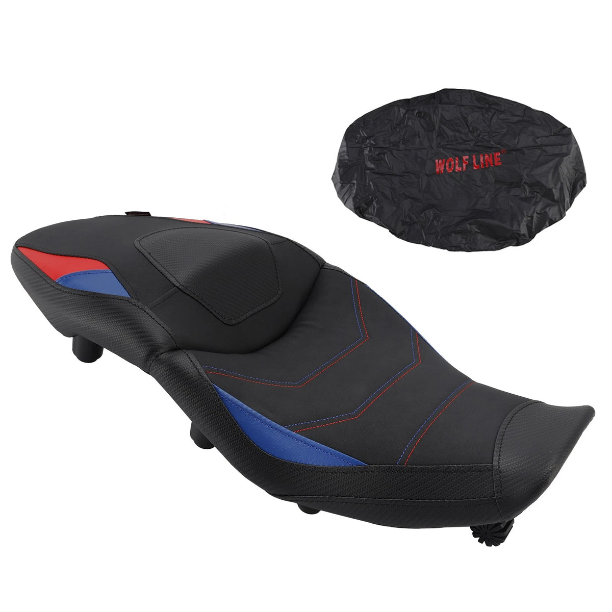 Front Rear Driver Passenger Seat +20Mm Blue for BMW S1000XR (2020–2026) M512-F210-A