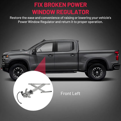 Front Driver Side Window Regulator with Motor for Ford F-150 F-250 (1997–2004)