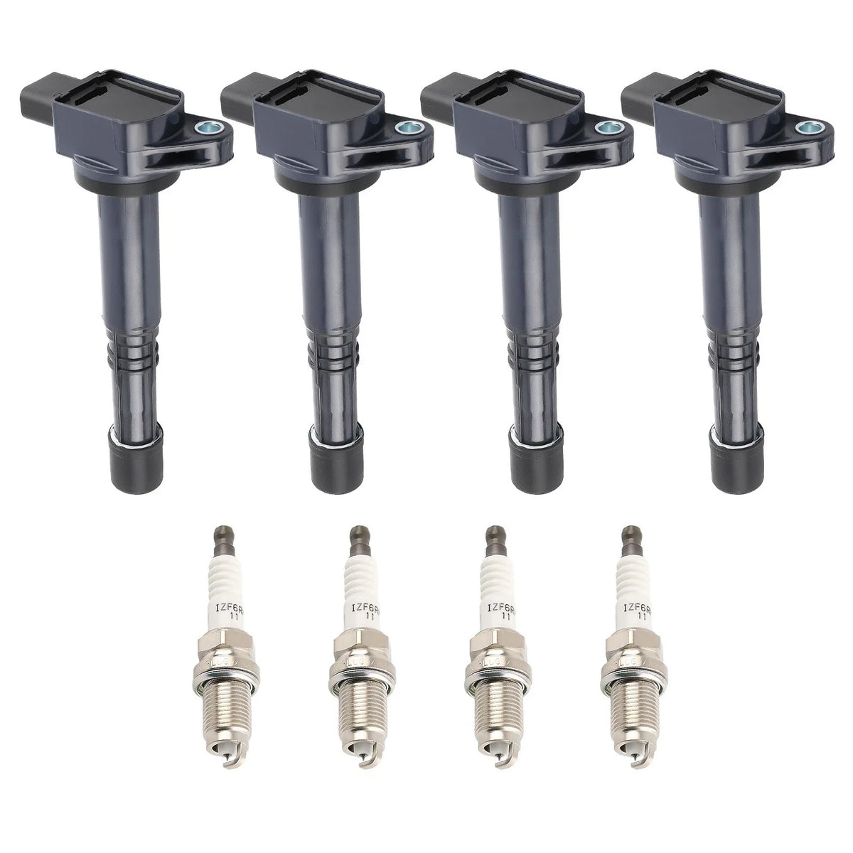 Ignition Coil Spark Plug Set for Acura CSX, Honda Civic 2.0L (2006–2011)