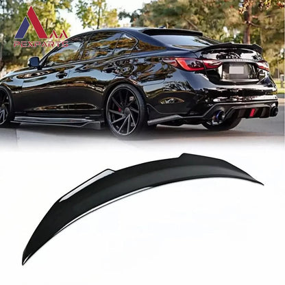 Duckbill Trunk Spoiler PSM Wing Gloss Black for Infiniti G25 G35 G37 Q40 (2007–2015)