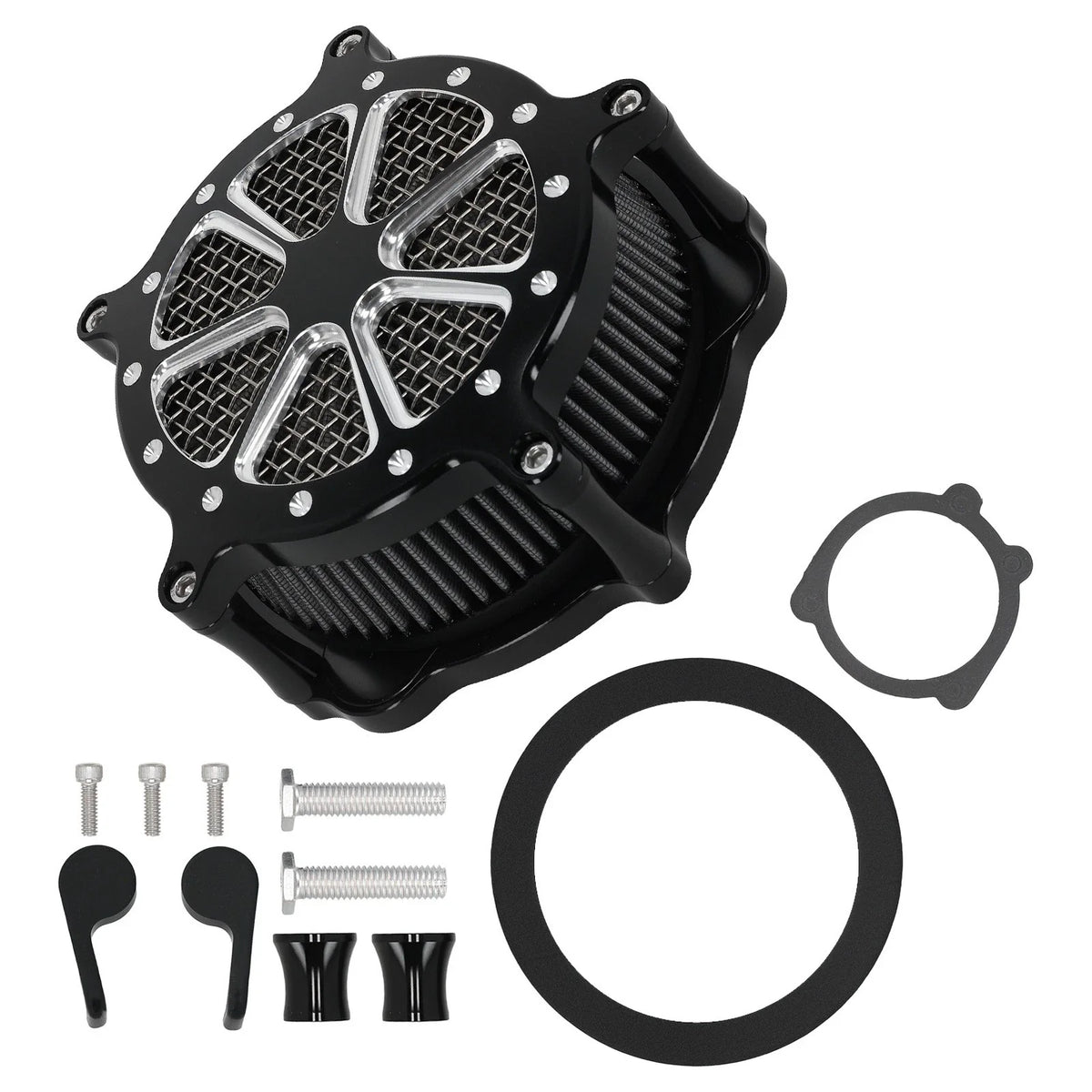 Air Filter Intake CNC Cut Air Cleaner Kit for Sportster XL (2004–2022)