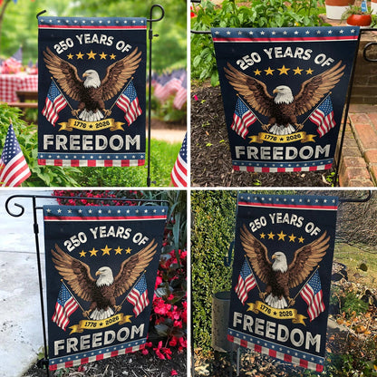 12x18 Garden Flag for America USA (250th Anniversary)