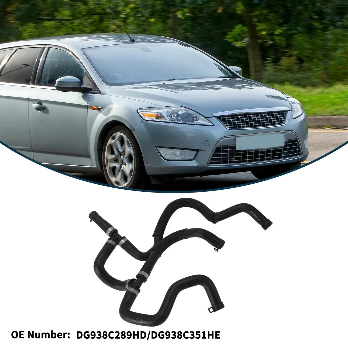 Radiator Hose No.DG938C289HD for Ford Mondeo (2017–2018) Rubber