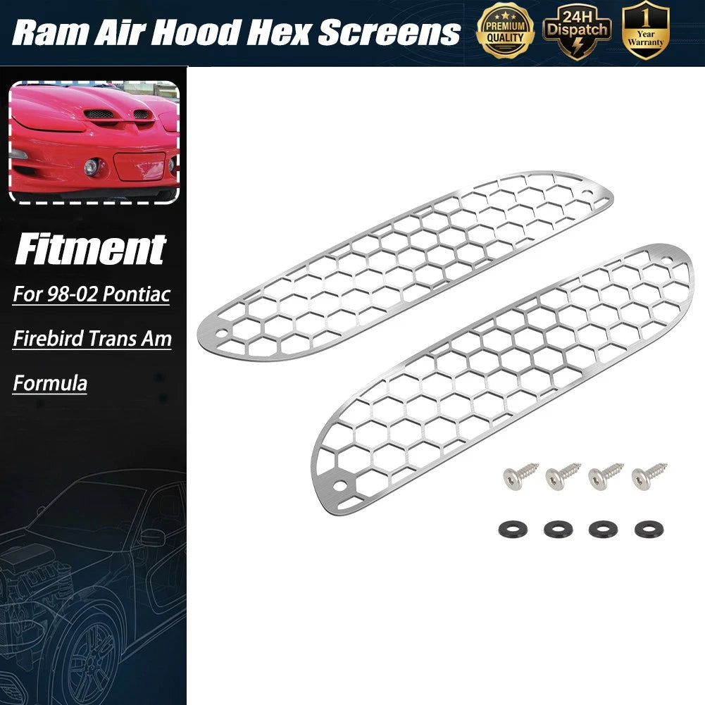 Air Hood Grille Inserts for Pontiac Firebird Trans Am WS6 (1998–2002)