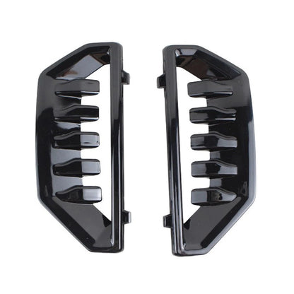 2X Front Bumper Grille Cover Air Duct Vent for GMC Sierra 1500 (2022–2025)