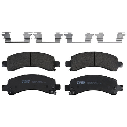 Rear Brake Kit 330mm Drilled Disc TRW Pro Ceramic Pad Set for Cadillac Chevy GMC