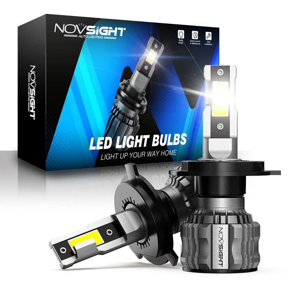 2X H4 9003 LED Headlight Bulbs Conversion Kit 6500K for Nissan Volkswagen
