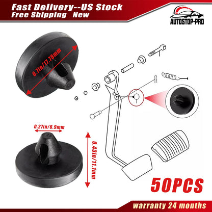 50 Pcs Brake Stopper Switch for Toyota Lexus (90541-06036, 9041-06032)