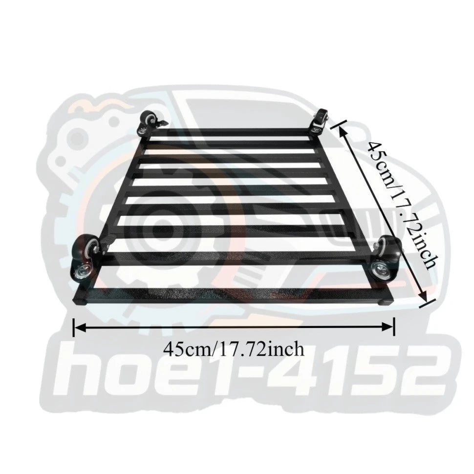 Rolling Plant Dolly Stand with 4 Wheels 18" Heavy Duty Caddy