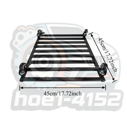 Rolling Plant Dolly Stand with 4 Wheels 18" Heavy Duty Caddy