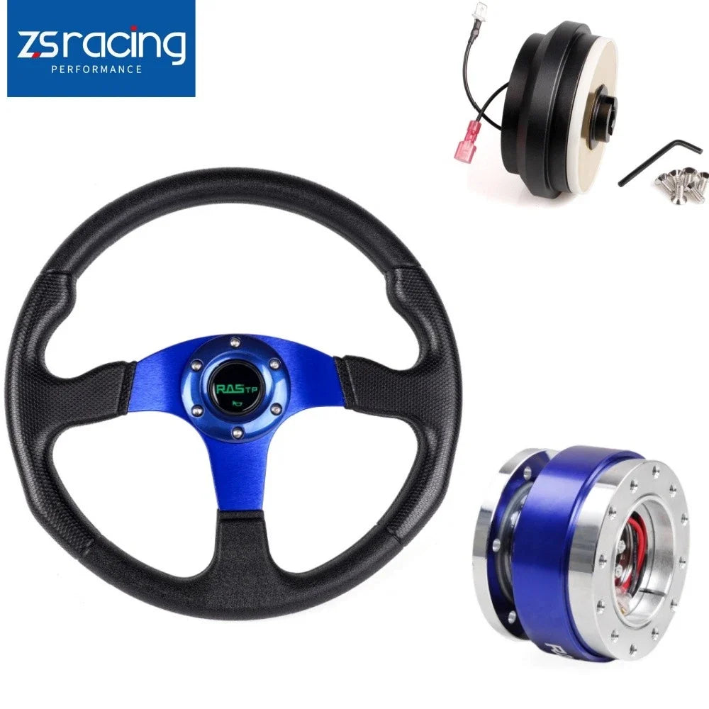 14" Steering Wheel + Quick Release + Hub Adapter 110H for Civic Integra (1992–2001)