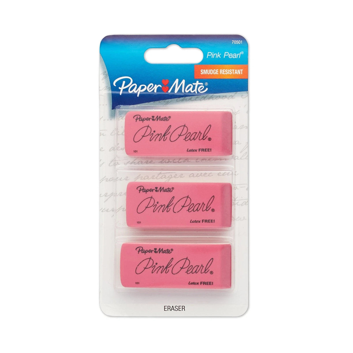 3X Large Pink Pearl Erasers for Automotive Use