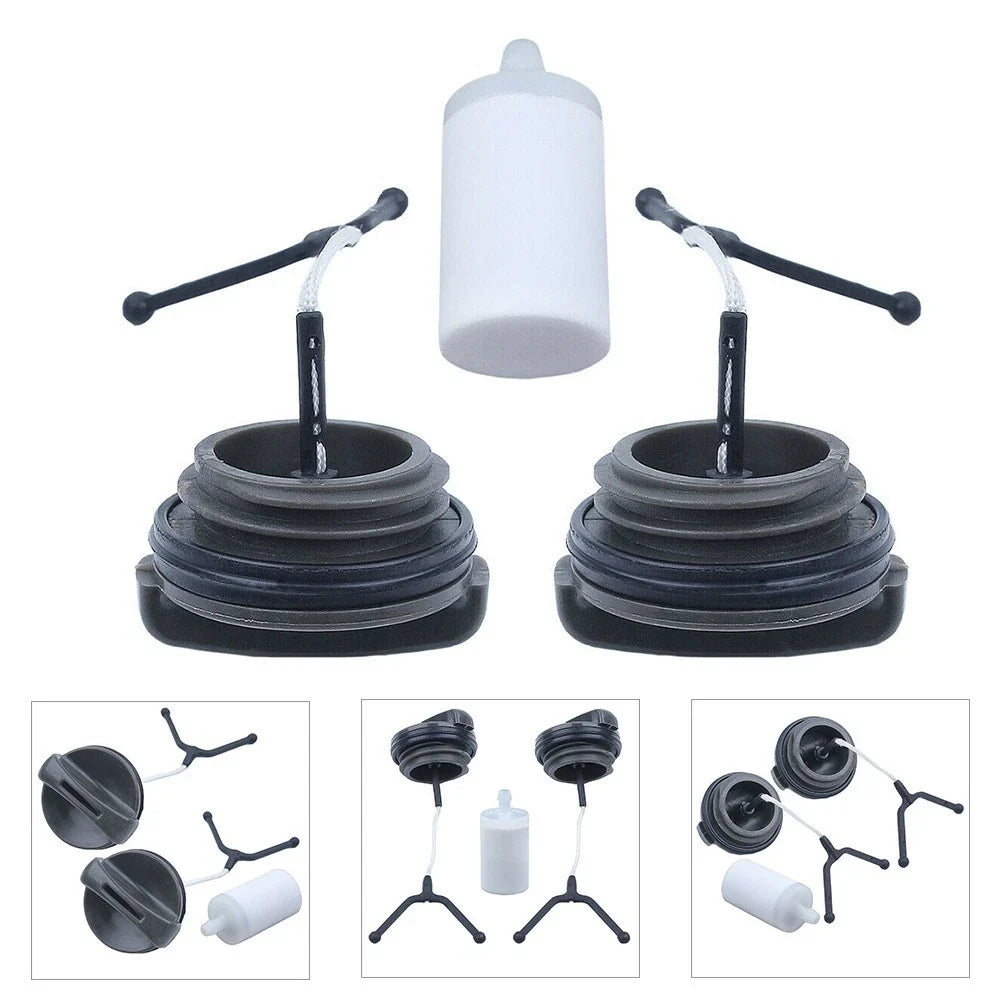 3pcs Fuel Tank Cap Chainsaw Parts #544111203 for 435 450